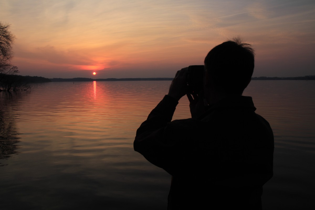 Sunset over the Müritz Sunset over the Müritz