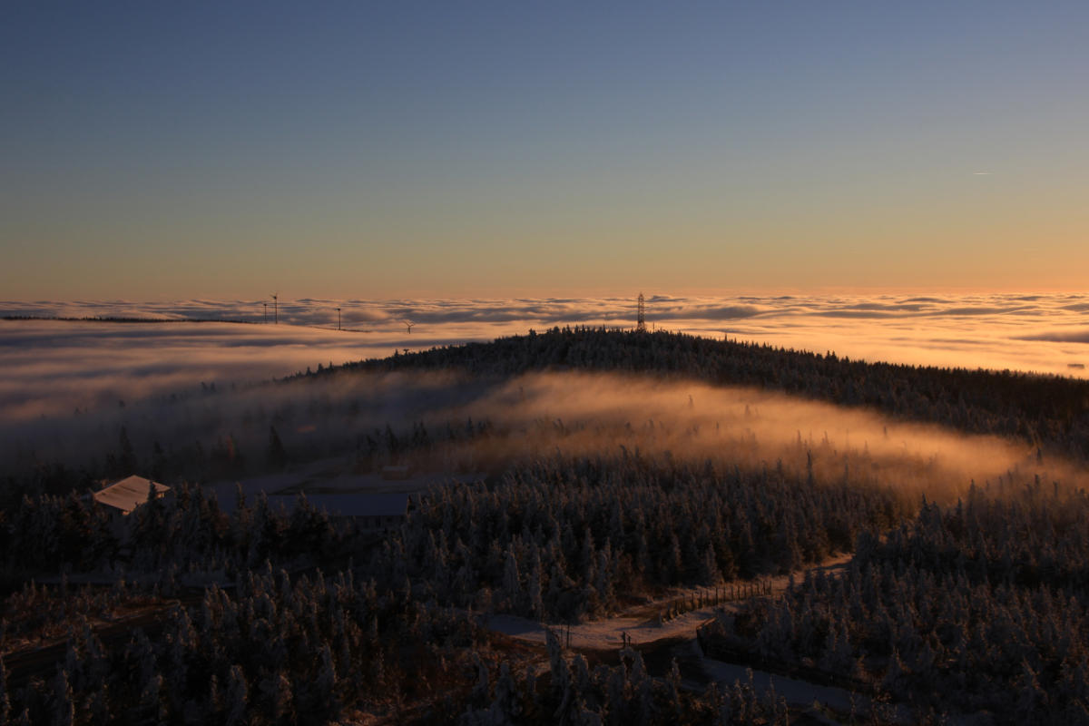 Sea of Fog at Fichtelberg Sea of Fog at Fichtelberg