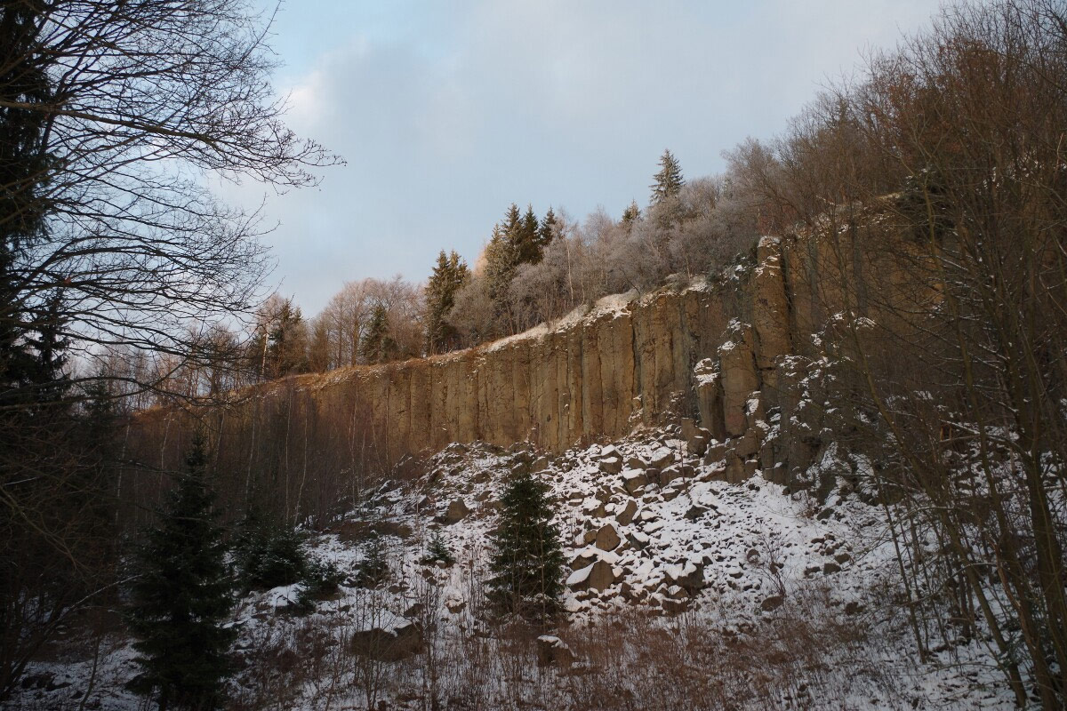 Basalt Columns at Pöhlberg Basalt Columns at Pöhlberg