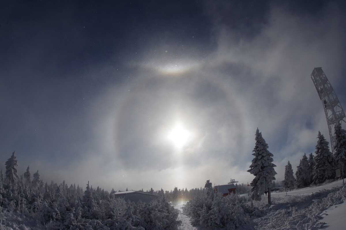 Ice fog halos on and at Keilberg Ice fog halos on and at Keilberg