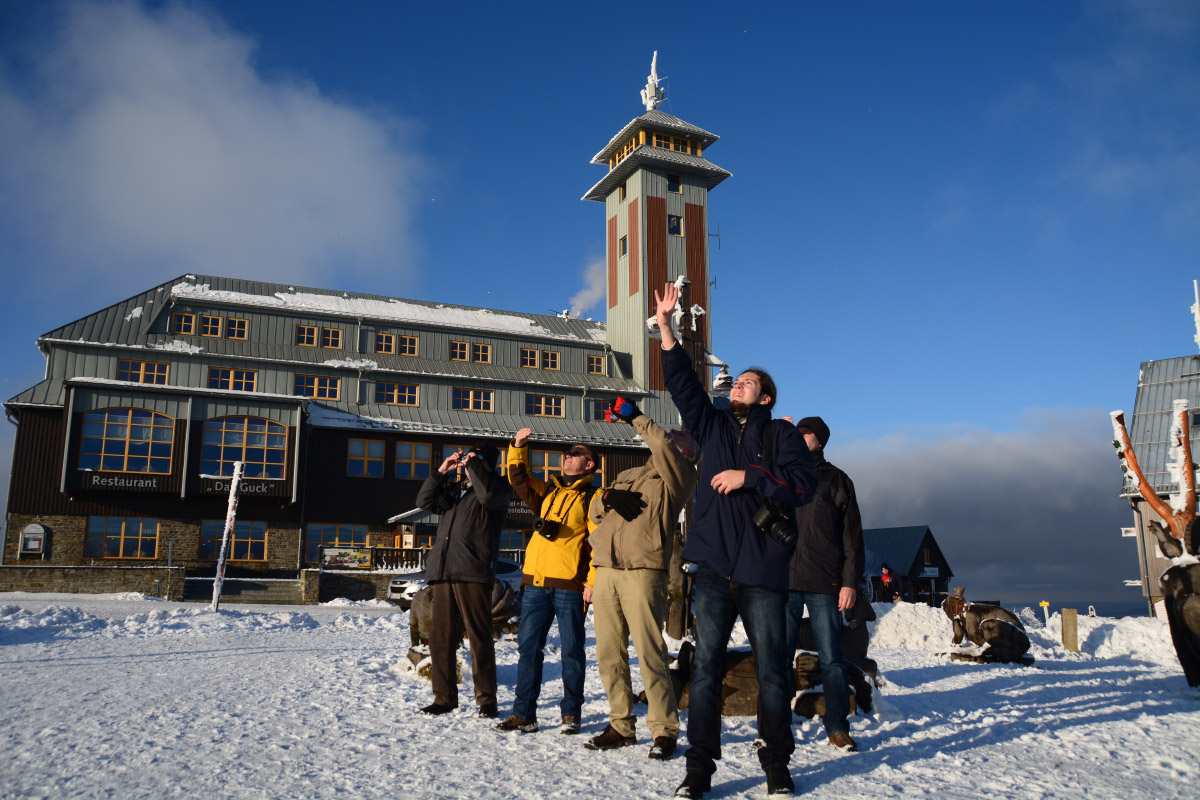 Halo Observer on the Fichtelberg Halo Observer on the Fichtelberg