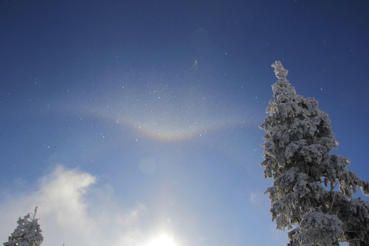 Ice fog halos at Keilberg Ice fog halos at Keilberg