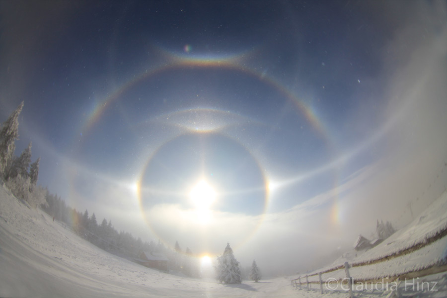 Halos in the Direction of the Sun Halos in the Direction of the Sun
