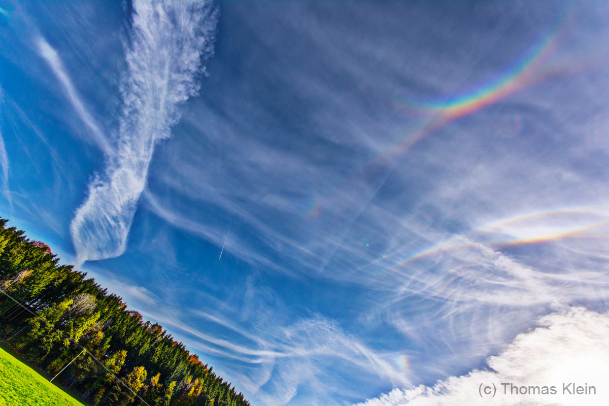 120°-Parhelion, Horizontal Circle, Tape Arc, SLB, 46°-Ring, ZZB, 22°-Ring, Parry Arc, OBB, Parhelion, Sunbow 120°-Parhelion, Horizontal Circle, Tape Arc, SLB, 46°-Ring, ZZB, 22°-Ring, Parry Arc, OBB, Parhelion, Sunbow