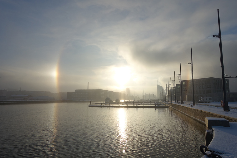 Sundog in Ice Fog Sundog in Ice Fog