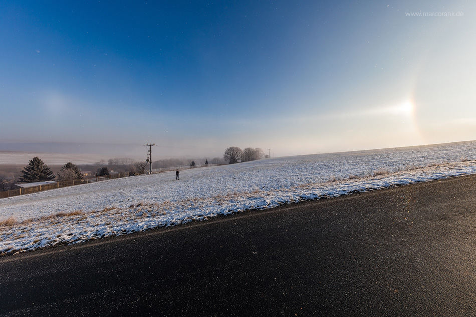 Horizontal circle with 120° parhelion Horizontal circle with 120° parhelion
