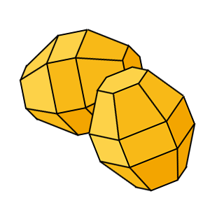 Randomly Oriented Pyramidal Crystals Randomly Oriented Pyramidal Crystals