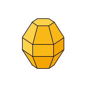 Vertically Oriented Pyramidal Crystals
