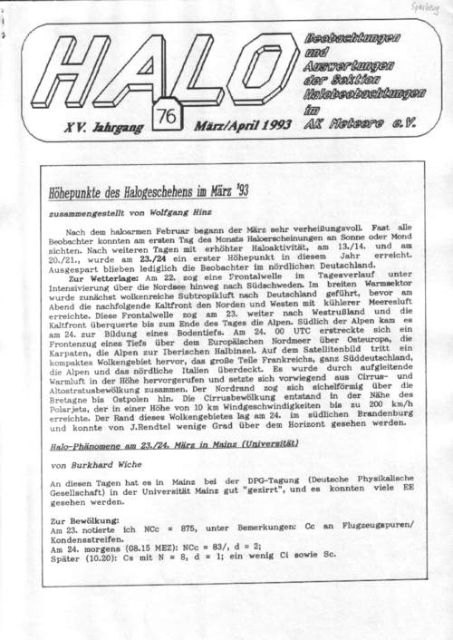 HALO No. 76