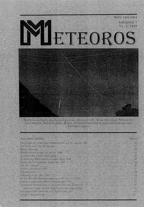 METEOROS No. 02/1998