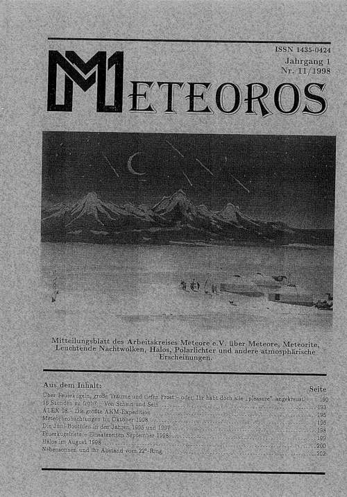 METEOROS No. 11/1998