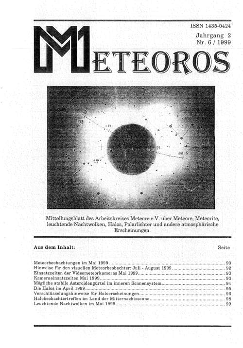 METEOROS No. 06/1999