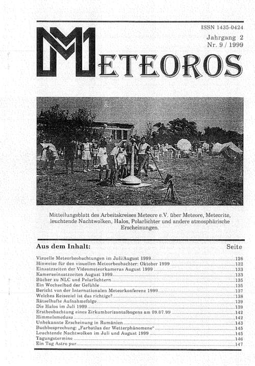 METEOROS No. 09/1999