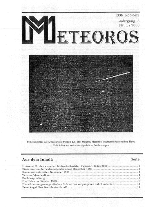METEOROS No. 01/2000