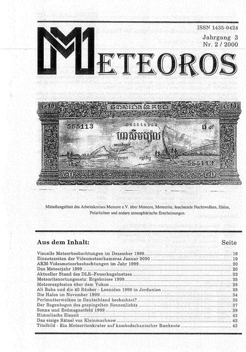 METEOROS No. 02/2000
