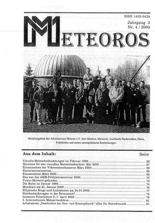 METEOROS No. 04/2000