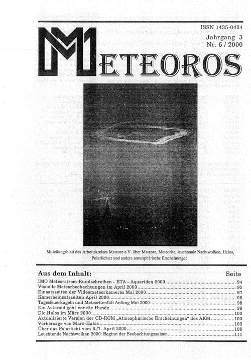 METEOROS No. 06/2000