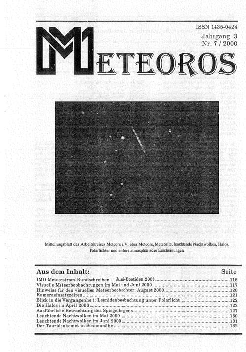 METEOROS No. 07/2000