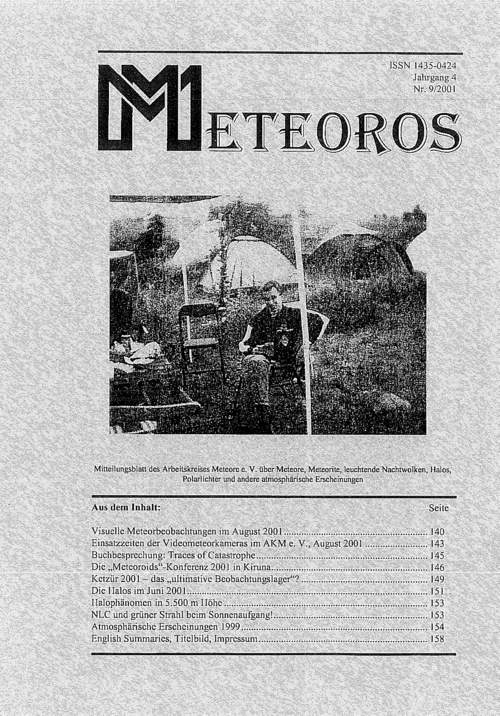 METEOROS No. 09/2001
