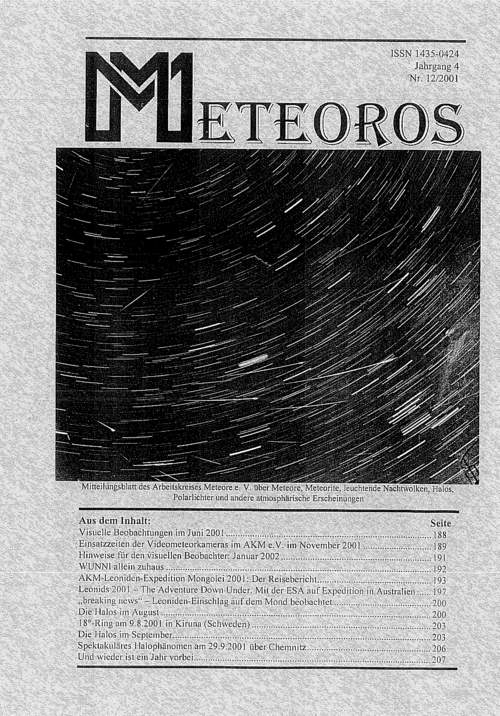 METEOROS No. 12/2001