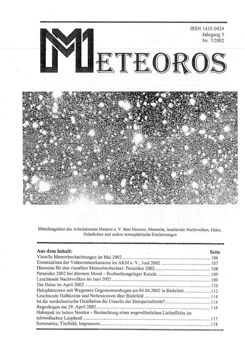 METEOROS No. 07/2002