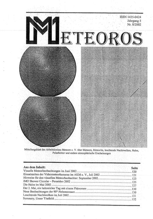 METEOROS No. 08/2002