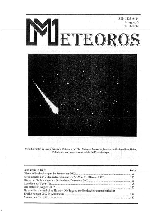 METEOROS No. 11/2002