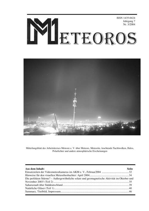 METEOROS No. 03/2004