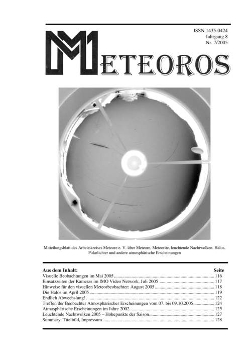 METEOROS No. 07/2005