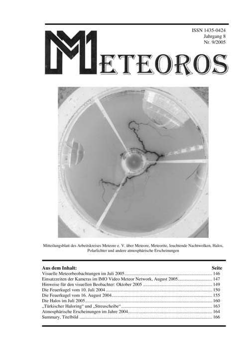 METEOROS No. 09/2005