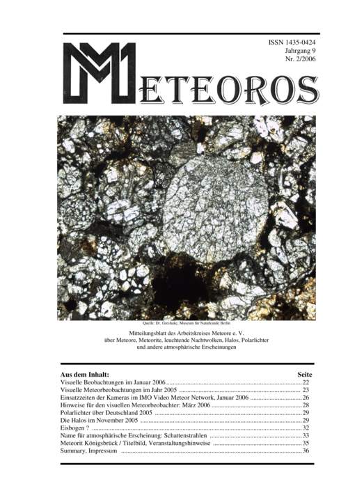 METEOROS No. 02/2006