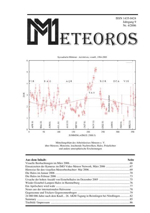 METEOROS No. 04/2006