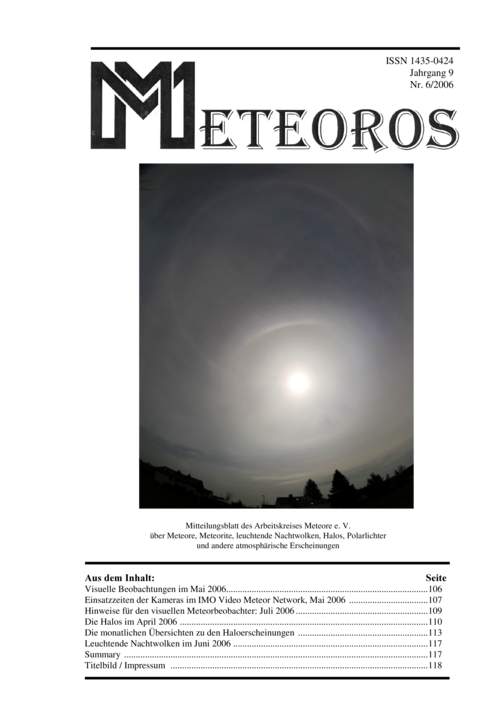 METEOROS No. 06/2006