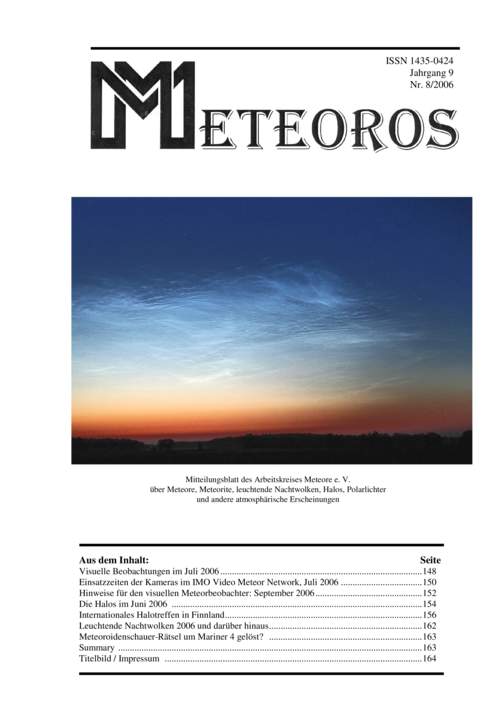 METEOROS No. 08/2006