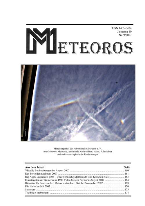 METEOROS No. 09/2007
