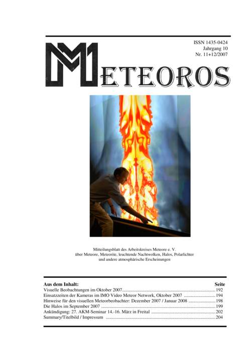 METEOROS No. 1112/2007