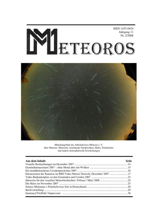 METEOROS No. 02/2008