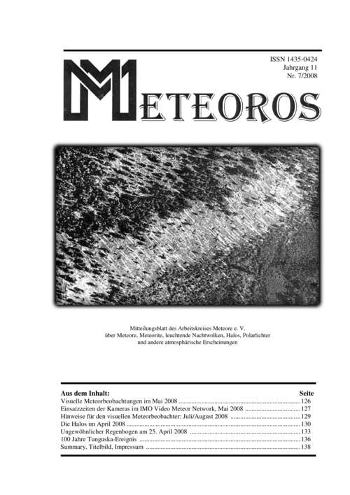 METEOROS No. 07/2008