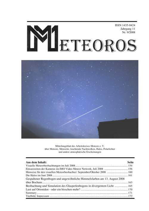 METEOROS No. 09/2008