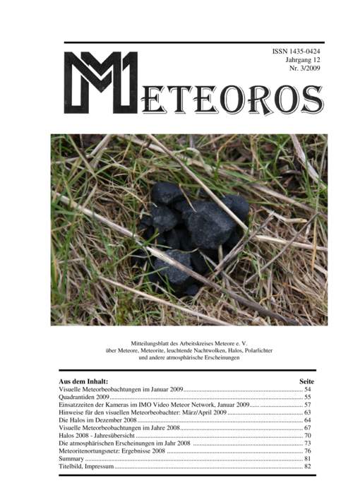 METEOROS No. 03/2009