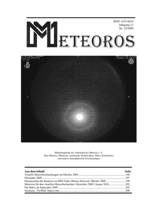 METEOROS No. 12/2009