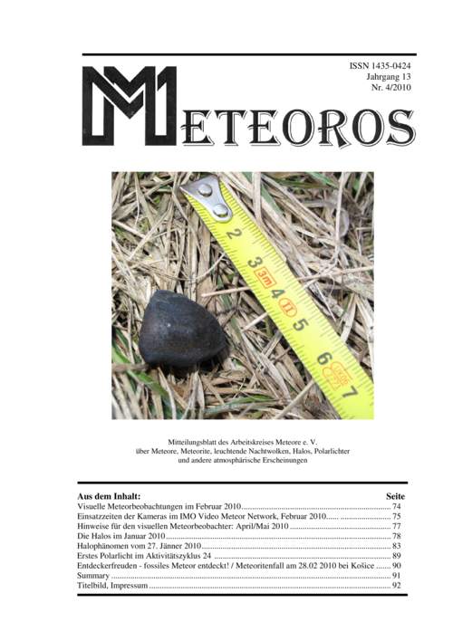 METEOROS No. 04/2010