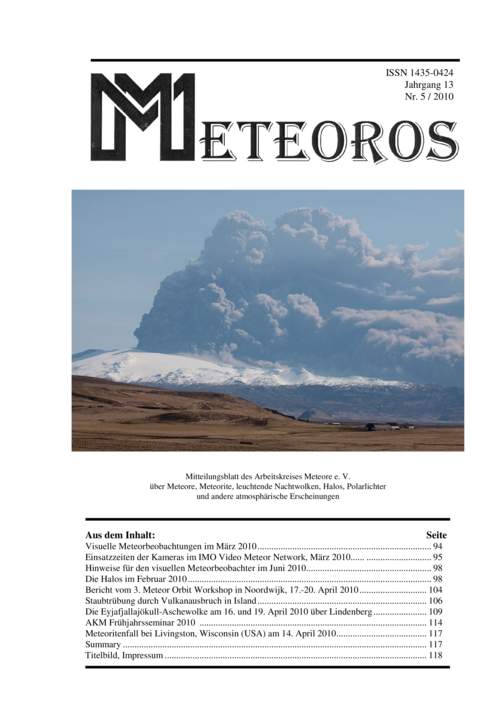 METEOROS No. 05/2010