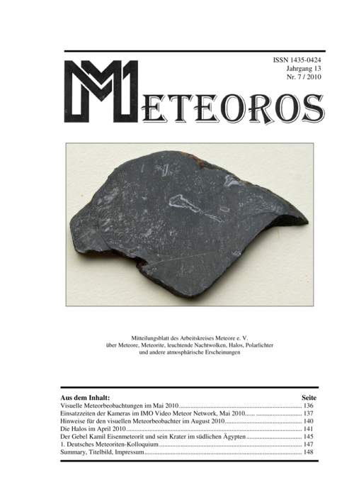 METEOROS No. 07/2010