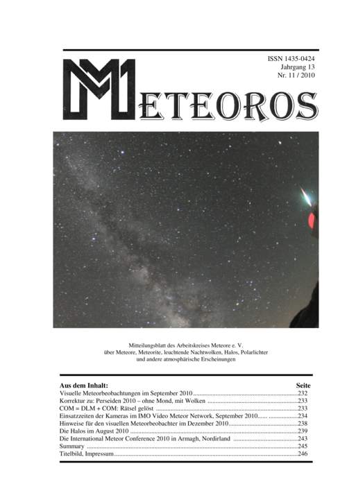 METEOROS No. 11/2010