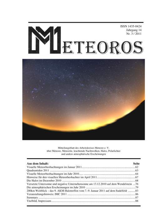 METEOROS No. 03/2011