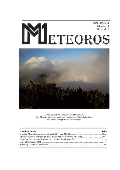 METEOROS No. 09/2011