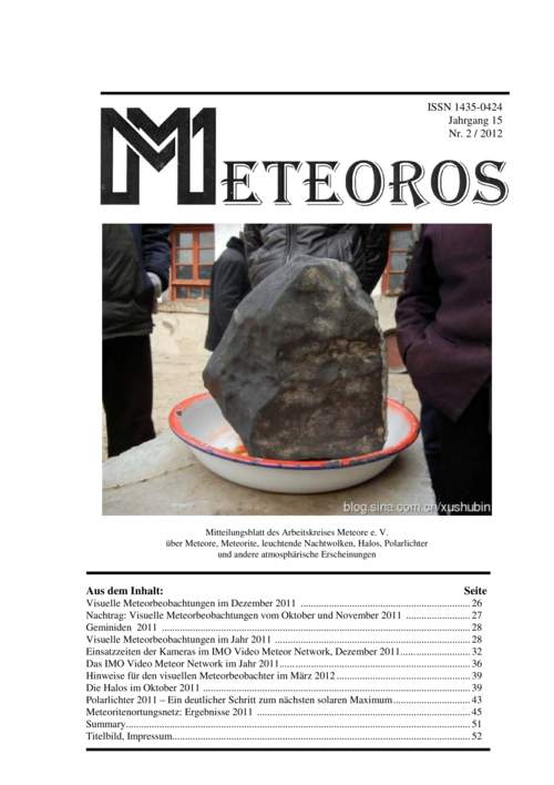 METEOROS No. 02/2012