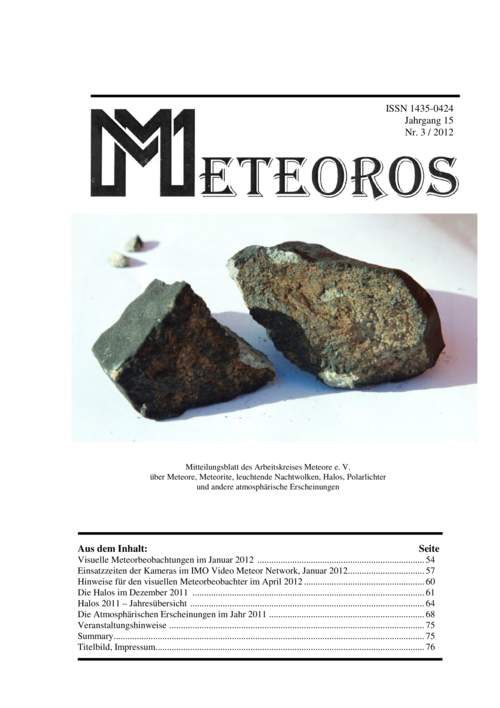 METEOROS No. 03/2012