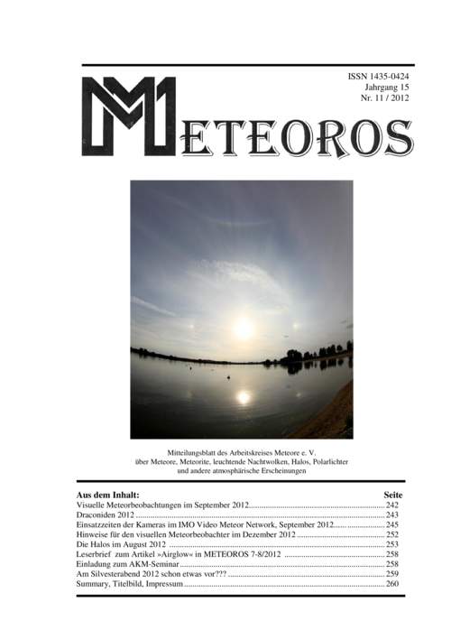 METEOROS No. 11/2012